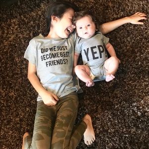 Sibling shirts (big kid & infant)